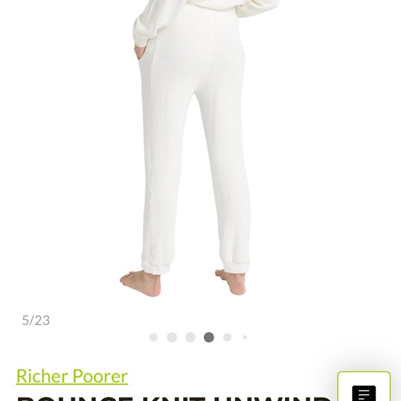Bounce knit unwind pant -bone - Picture 2 of 8